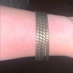 vintage gold bangles (set of 4)